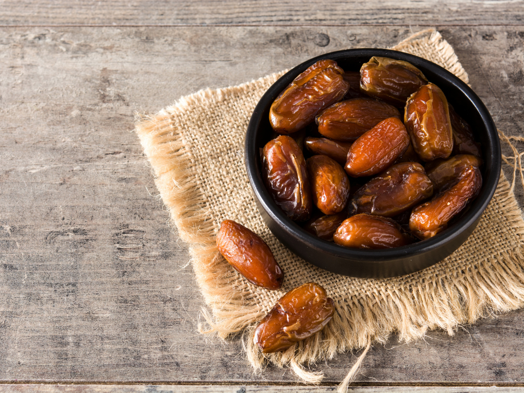 Dates in bowl